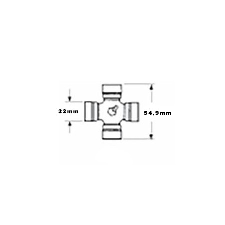 Cruzeta 22x54.9