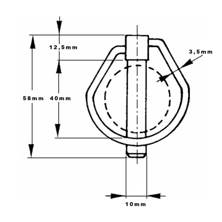 Chaveta 10mm