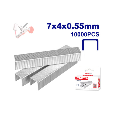 AGRAFOS EMTOP 7X4X0,55mm