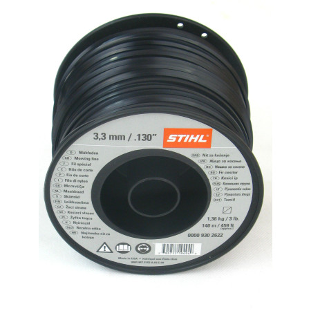 Fio nylon quadrado 3.3 mm