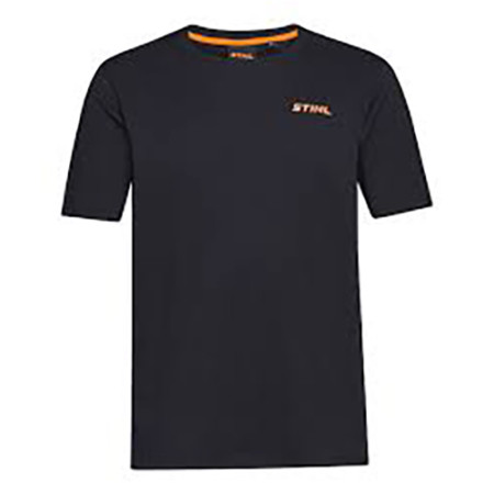 T-Shirt preta LOGO-CIRCLE