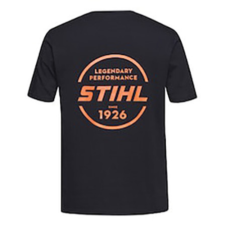 T-Shirt preta LOGO-CIRCLE