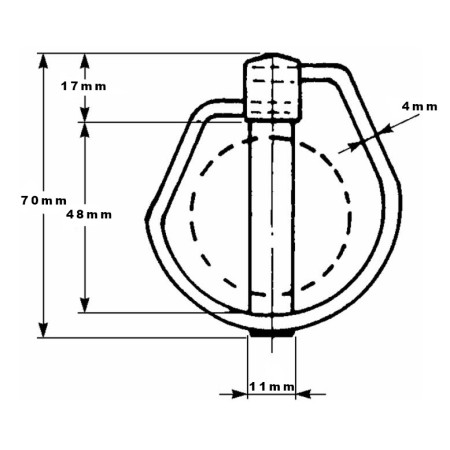 Chaveta 11mm