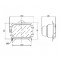Opticas 120x110mm
