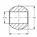 Esfera 56x45 furo 22mm