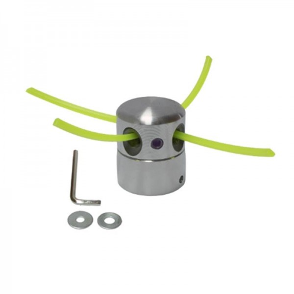 Cabeça Fio Nylon Alumínio - 8 Fios Parafuso Lateral