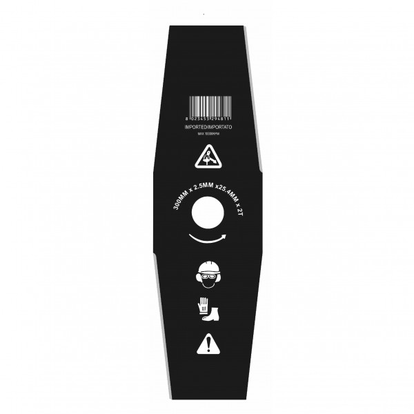 Disco para erva 2 pontas AMA 300 x 2,5 x 25,4mm