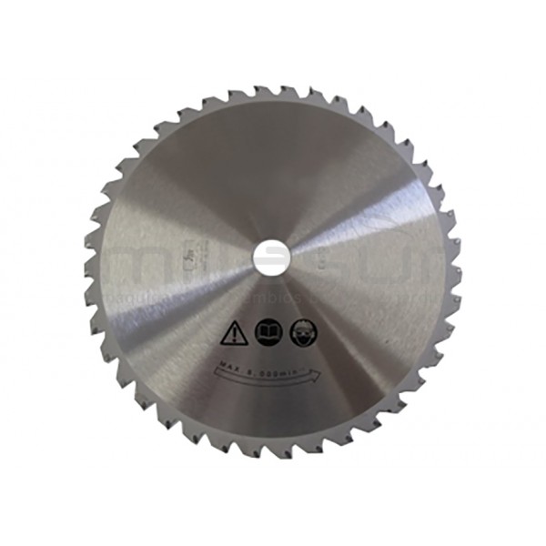 Disco pastilhado ANOVA 255x3x25,4 40D. Fech.