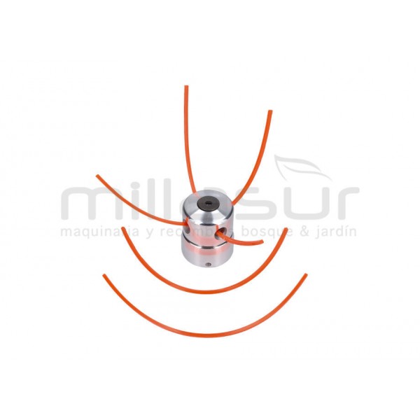 Cabeça Fio Nylon Alumínio - Parafuso Cima