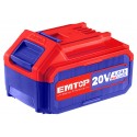 Bateria 20V 4.0Ah P20S EMTOP