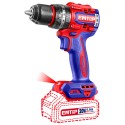 Aparafusador 66NM + Rebarbadora 115MM EMTOP + 2 Baterias 4Ah + Carregador + Mala
