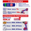 Aparafusador 66NM + Rebarbadora 115MM EMTOP + 2 Baterias 4Ah + Carregador + Mala